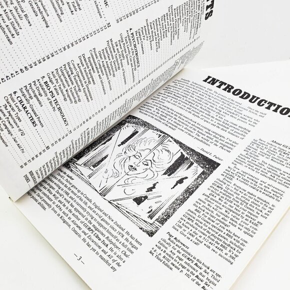 GURPS Psionics David Pulver RPG Book Steve Jackson Games Vintage 1991 - Picture 6 of 8